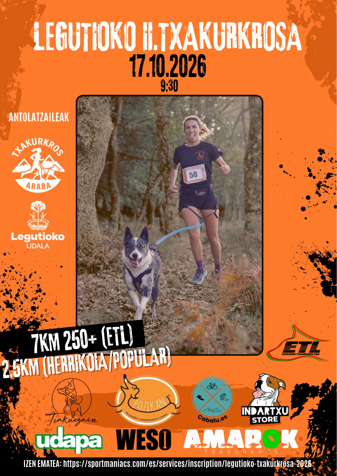 Cartel oficial II Legutioko Txakurkrosa 17 octubre 2026