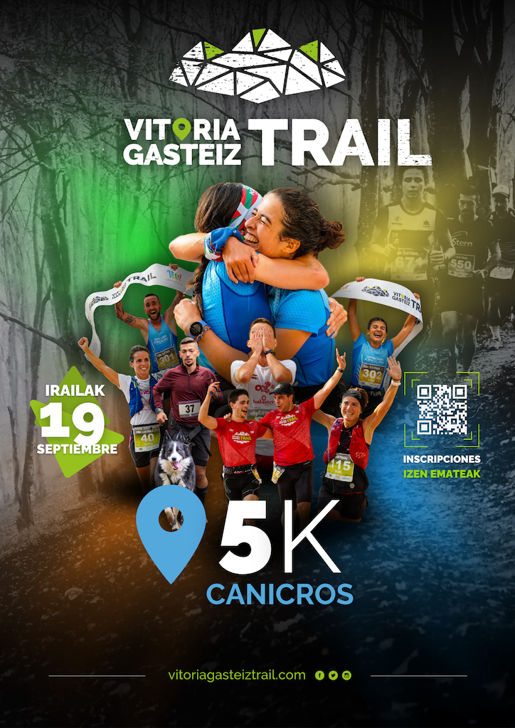 Cartel Vitoria Canicross 5k